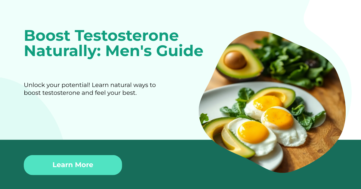 banner for How to Boost Testosterone Naturally A Complete Guide for Men